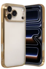 Uray store Apple iPhone 17 Pro Max Razer Lensli Silikon - Gold