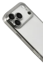 Uray store Apple iPhone 17 Pro Max Razer Lensli Silikon - Gümüş - Görsel 3