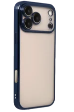 Uray store Apple iPhone 17 Pro Max Razer Lensli Silikon - Lacivert - Görsel 2