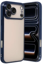 Uray store Apple iPhone 17 Pro Max Razer Lensli Silikon - Lacivert