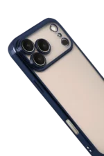 Uray store Apple iPhone 17 Pro Max Razer Lensli Silikon - Lacivert - Görsel 3