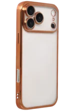 Uray store Apple iPhone 17 Pro Max Razer Lensli Silikon - Turuncu - Görsel 2
