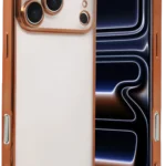 Uray store Apple iPhone 17 Pro Max Razer Lensli Silikon - Turuncu