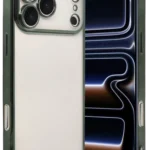 Uray store Apple iPhone 17 Pro Max Razer Lensli Silikon - Yeşil