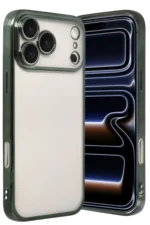 Uray store Apple iPhone 17 Pro Max Razer Lensli Silikon - Yeşil