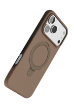 Uray store Apple iPhone 17 Pro Max Regal Magsafe Standlı Kapak - Çöl Titanyum - Görsel 5