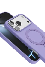 Uray store Apple iPhone 17 Pro Max Regal Magsafe Standlı Kapak - Lila - Görsel 5