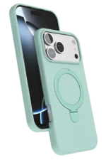 Uray store Apple iPhone 17 Pro Max Regal Magsafe Standlı Kapak - Su Yeşili