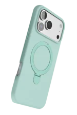 Uray store Apple iPhone 17 Pro Max Regal Magsafe Standlı Kapak - Su Yeşili - Görsel 3