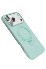 Uray store Apple iPhone 17 Pro Max Regal Magsafe Standlı Kapak - Su Yeşili - Görsel 4