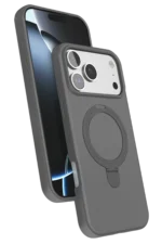 Uray store Apple iPhone 17 Pro Max Regal Magsafe Standlı Kapak - Titan Gri
