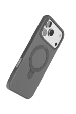 Uray store Apple iPhone 17 Pro Max Regal Magsafe Standlı Kapak - Titan Gri - Görsel 3