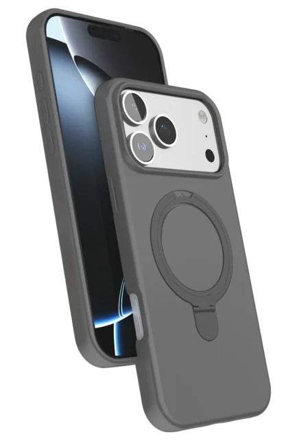 Uray store Apple iPhone 17 Pro Max Regal Magsafe Standlı Kapak - Titan Gri