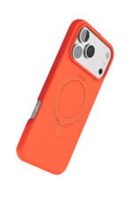 Uray store Apple iPhone 17 Pro Max Regal Magsafe Standlı Kapak - Turuncu - Görsel 3