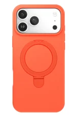 Uray store Apple iPhone 17 Pro Max Regal Magsafe Standlı Kapak - Turuncu - Görsel 5