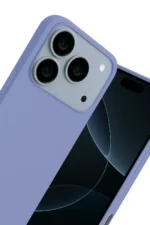 Uray store Apple iPhone 17 Pro Nano içi Kadife Silikon - Lila - Görsel 4