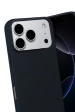 Uray store Apple iPhone 17 Pro Nano içi Kadife Silikon - Siyah - Görsel 2