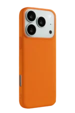 Uray store Apple iPhone 17 Pro Nano içi Kadife Silikon - Turuncu - Görsel 2
