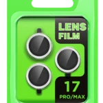 Uray store Apple iPhone 17 Pro Raze Metal Kamera Lens - Gümüş