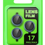 Uray store Apple iPhone 17 Pro Raze Metal Kamera Lens - Koyu Mavi