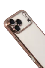Uray store Apple iPhone 17 Pro Razer Lensli Silikon - Çöl Titanyum - Görsel 3