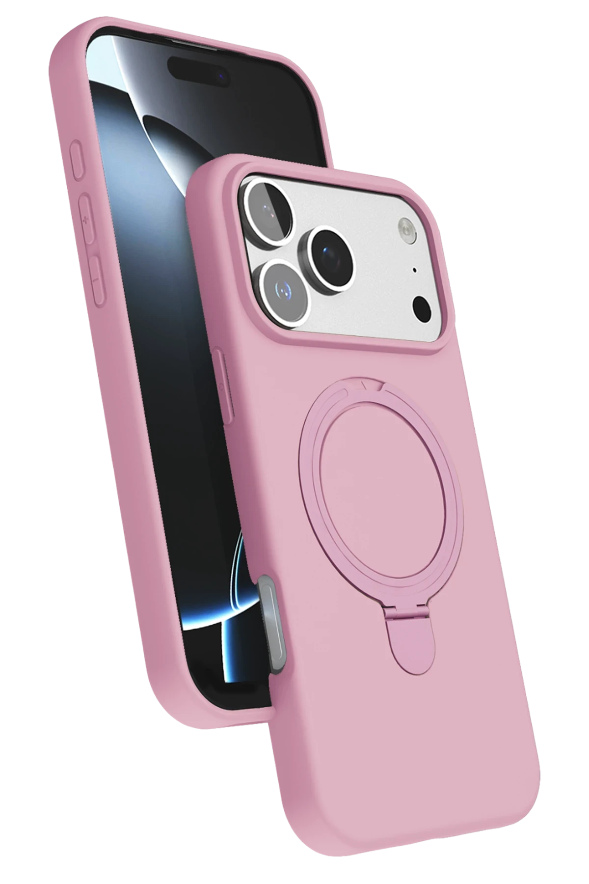 newface-apple-iphone-17-pro-regal-magsafe-standli-kapak-acik-pembe-default Uray store Apple iPhone 17 Pro Regal Magsafe Standlı Kapak - Açık Pembe - Görsel 1
