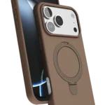 Uray store Apple iPhone 17 Pro Regal Magsafe Standlı Kapak - Çöl Titanyum