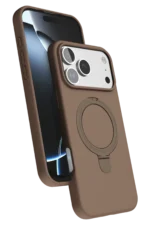 Uray store Apple iPhone 17 Pro Regal Magsafe Standlı Kapak - Çöl Titanyum
