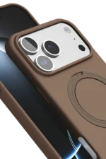 Uray store Apple iPhone 17 Pro Regal Magsafe Standlı Kapak - Çöl Titanyum - Görsel 3