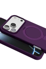 Uray store Apple iPhone 17 Pro Regal Magsafe Standlı Kapak - Derin Mor - Görsel 5