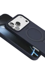 Uray store Apple iPhone 17 Pro Regal Magsafe Standlı Kapak - Lacivert - Görsel 5