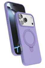 Uray store Apple iPhone 17 Pro Regal Magsafe Standlı Kapak - Lila