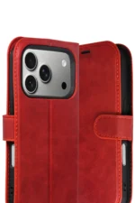 Uray store Apple iPhone 17 Pro Trend S Plus Kapaklı Kılıf - Kırmızı - Görsel 2