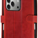 Uray store Apple iPhone 17 Pro Trend S Plus Kapaklı Kılıf - Kırmızı