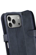 Uray store Apple iPhone 17 Pro Trend S Plus Kapaklı Kılıf - Lacivert - Görsel 3