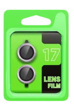 Uray store Apple iPhone 17 Raze Metal Kamera Lens - Açık Mor