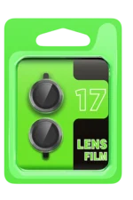 Uray store Apple iPhone 17 Raze Metal Kamera Lens - Gri