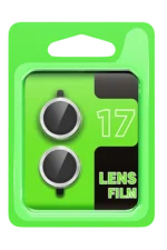 Uray store Apple iPhone 17 Raze Metal Kamera Lens - Gümüş