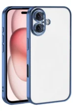 Uray store Apple iPhone 17 Razer Lensli Silikon - Açık Mavi