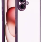 Uray store Apple iPhone 17 Razer Lensli Silikon - Açık Mor