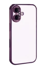 Uray store Apple iPhone 17 Razer Lensli Silikon - Açık Mor - Görsel 3