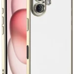 Uray store Apple iPhone 17 Razer Lensli Silikon - Gold