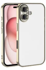 Uray store Apple iPhone 17 Razer Lensli Silikon - Gold