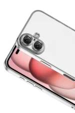 Uray store Apple iPhone 17 Razer Lensli Silikon - Gümüş - Görsel 2