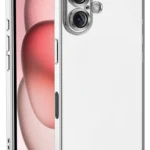 Uray store Apple iPhone 17 Razer Lensli Silikon - Gümüş