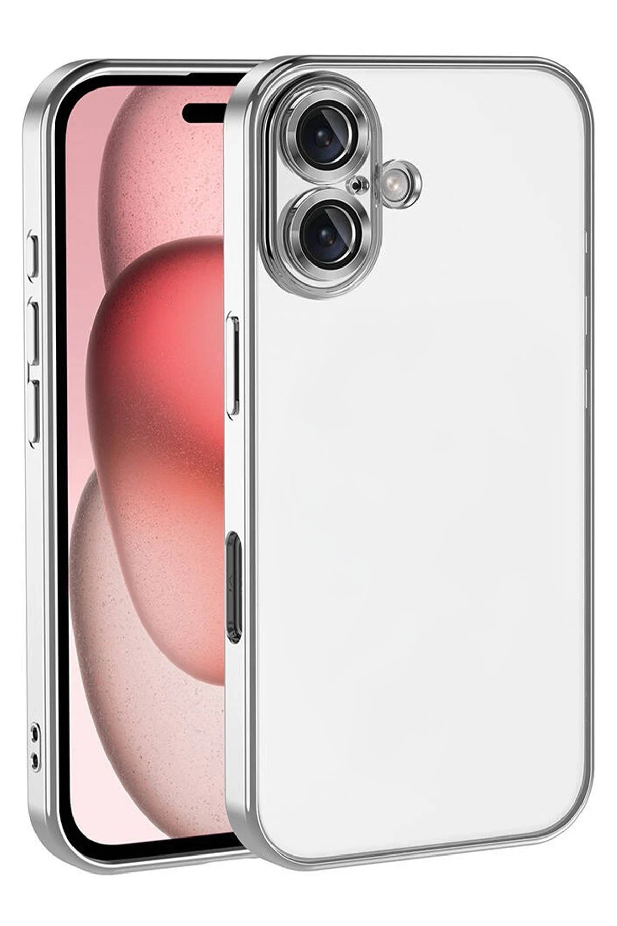 newface-apple-iphone-17-razer-lensli-silikon-gumus-default Uray store Apple iPhone 17 Razer Lensli Silikon - Gümüş - Görsel 1
