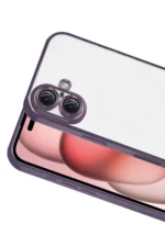 Uray store Apple iPhone 17 Razer Lensli Silikon - Mor - Görsel 2