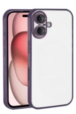 Uray store Apple iPhone 17 Razer Lensli Silikon - Mor
