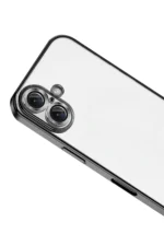 Uray store Apple iPhone 17 Razer Lensli Silikon - Siyah - Görsel 3