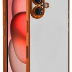 Uray store Apple iPhone 17 Razer Lensli Silikon - Turuncu